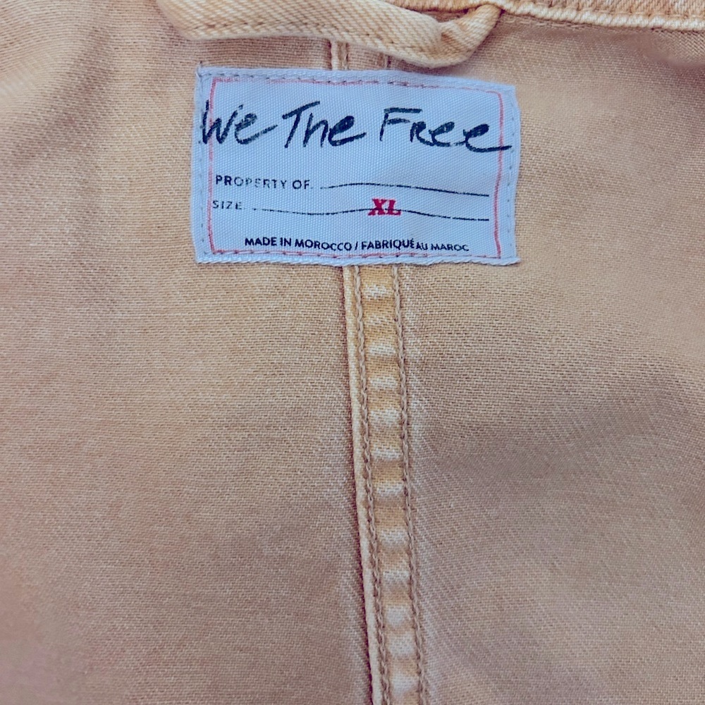 Free People: We The‎ Free Avery  Canvas Jacket in Flax - Picture 6 of 6